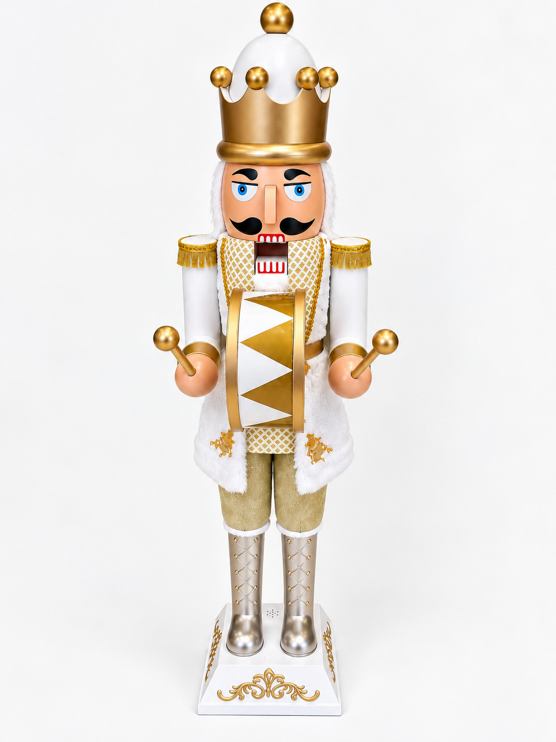 Musical Ivory & Gold Nutcracker
