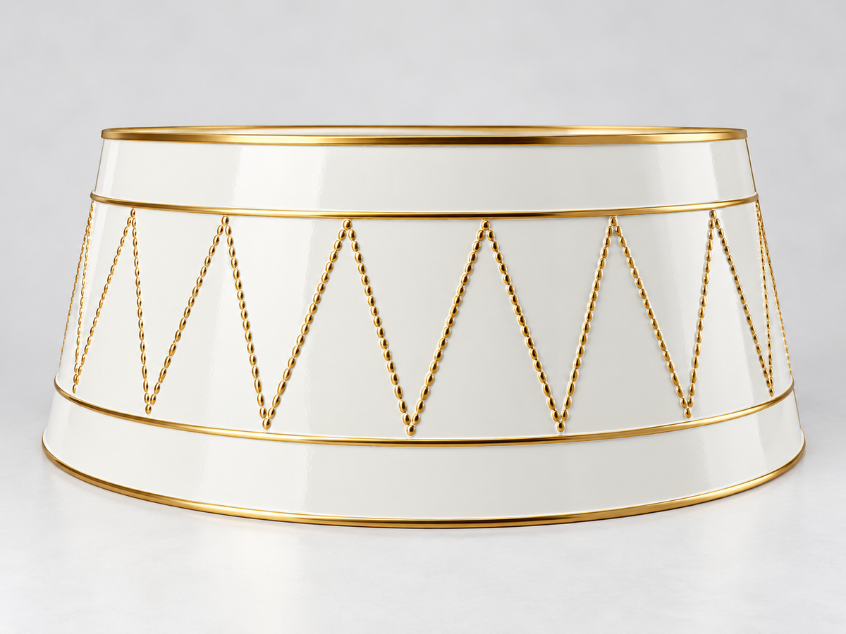 Ivory & Gold Tree Collar