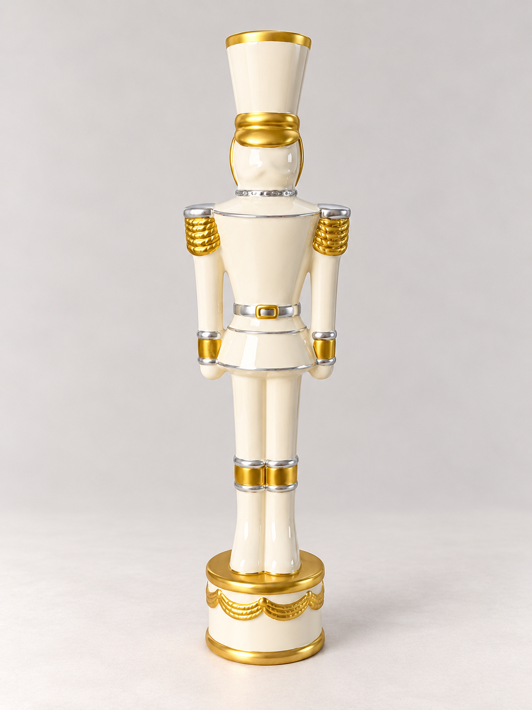 Ivory & Mettalics Nutcracker