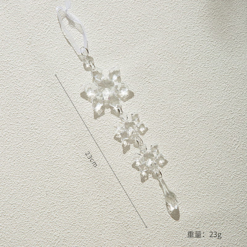 Long Crystal Snowflake