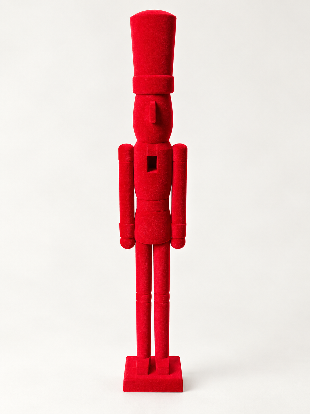 Sleek Velvet Nutcracker