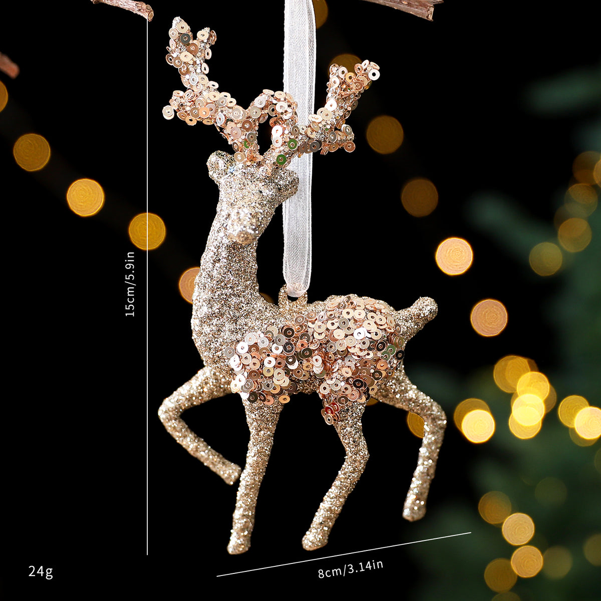 Glittery reindeer
