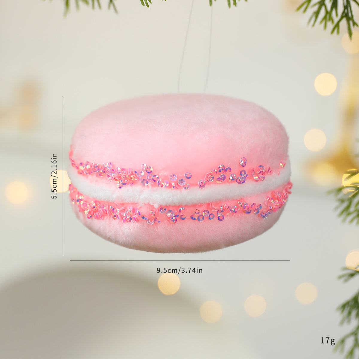 Pink Macaron Ornament