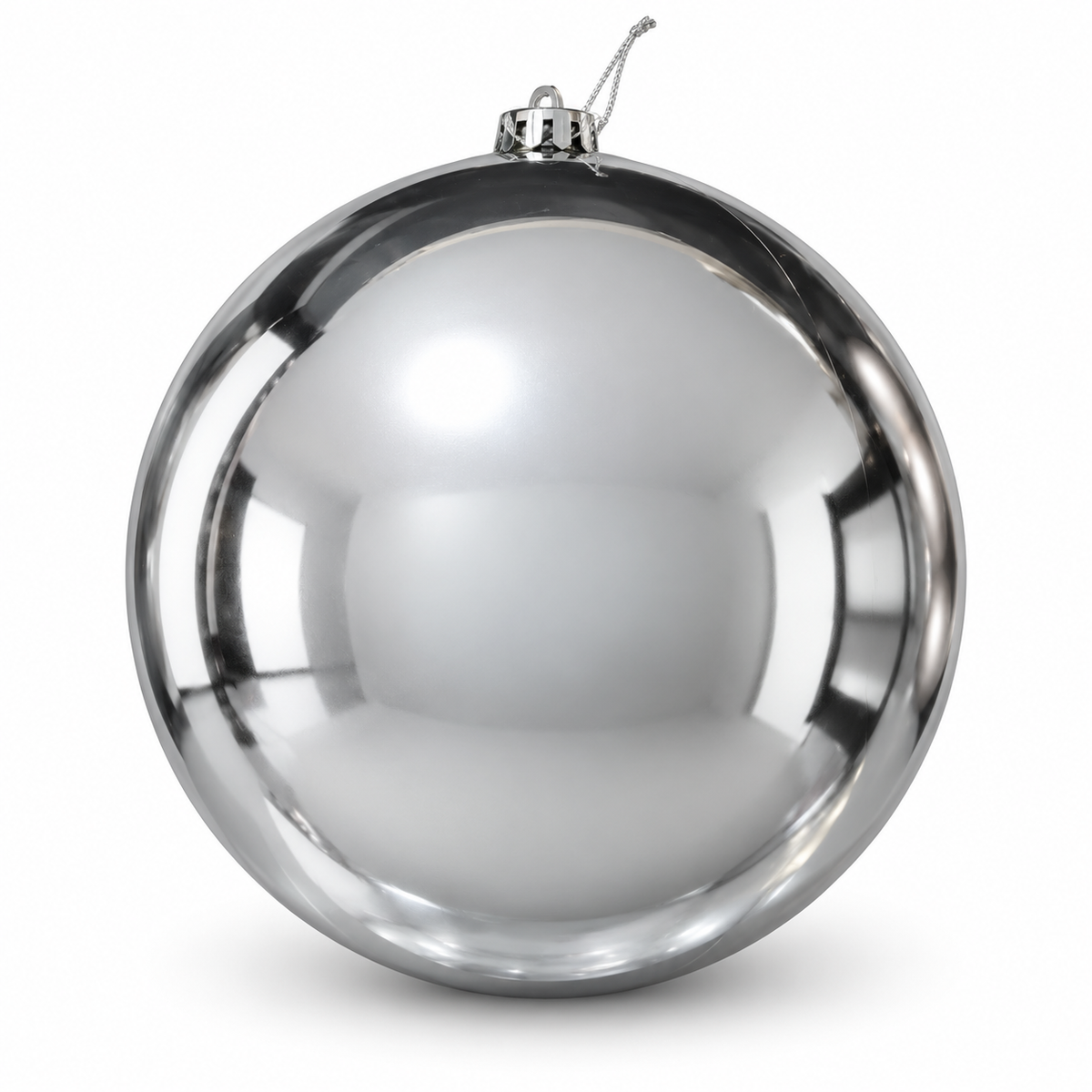 Oversized Silver Bauble