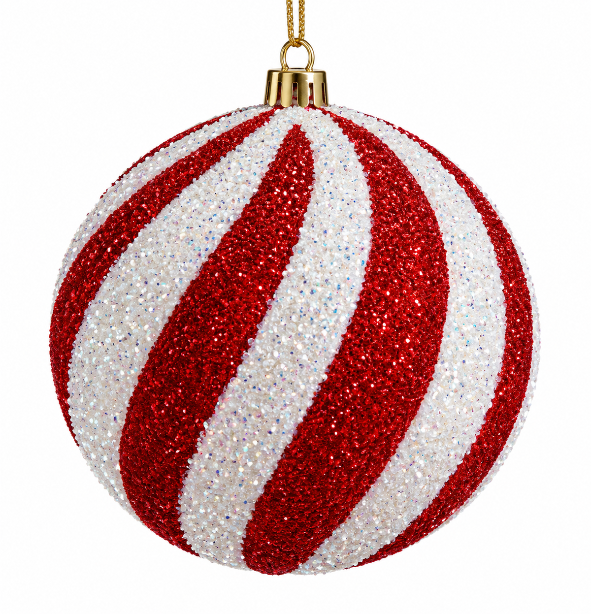 Candy Cane Swirl Ornament