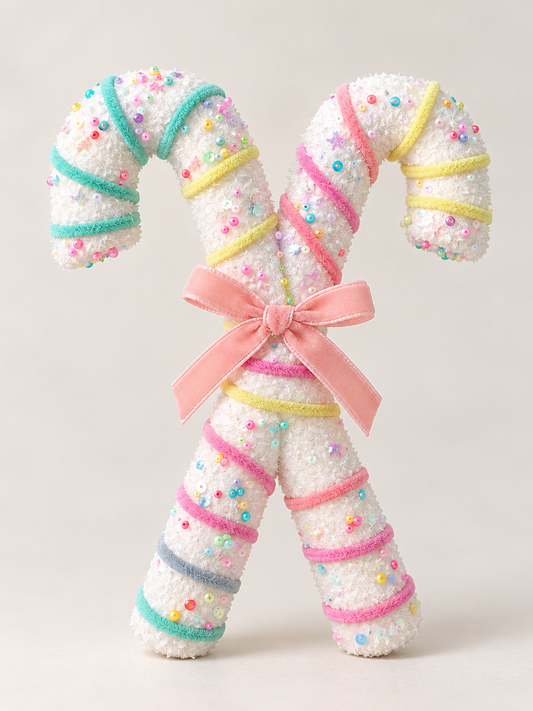 Pastel Candy Cane Duo