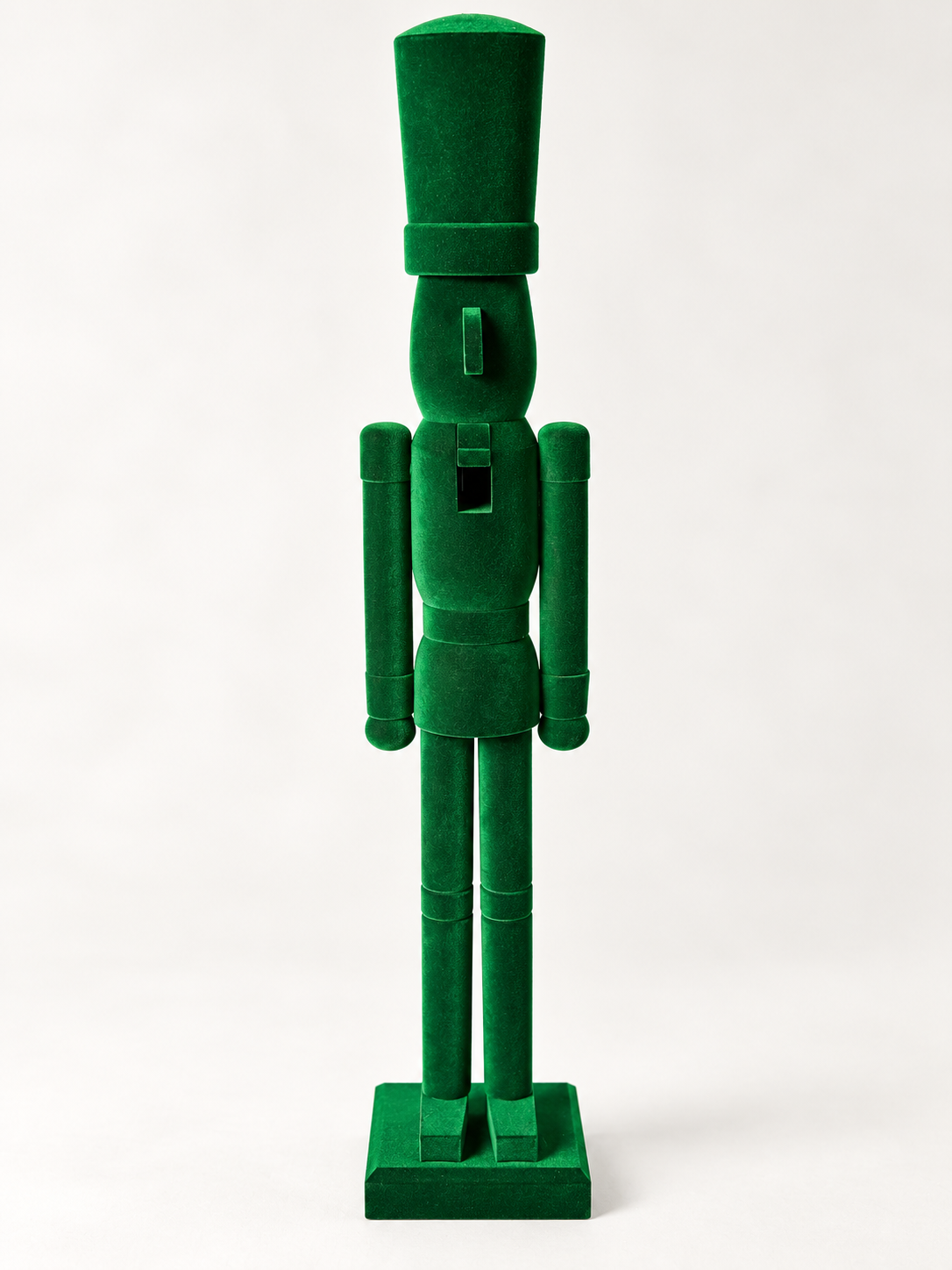 Sleek Velvet Nutcracker