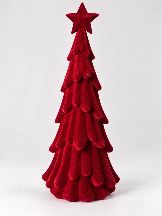 Ruby Velvet Christmas Tree