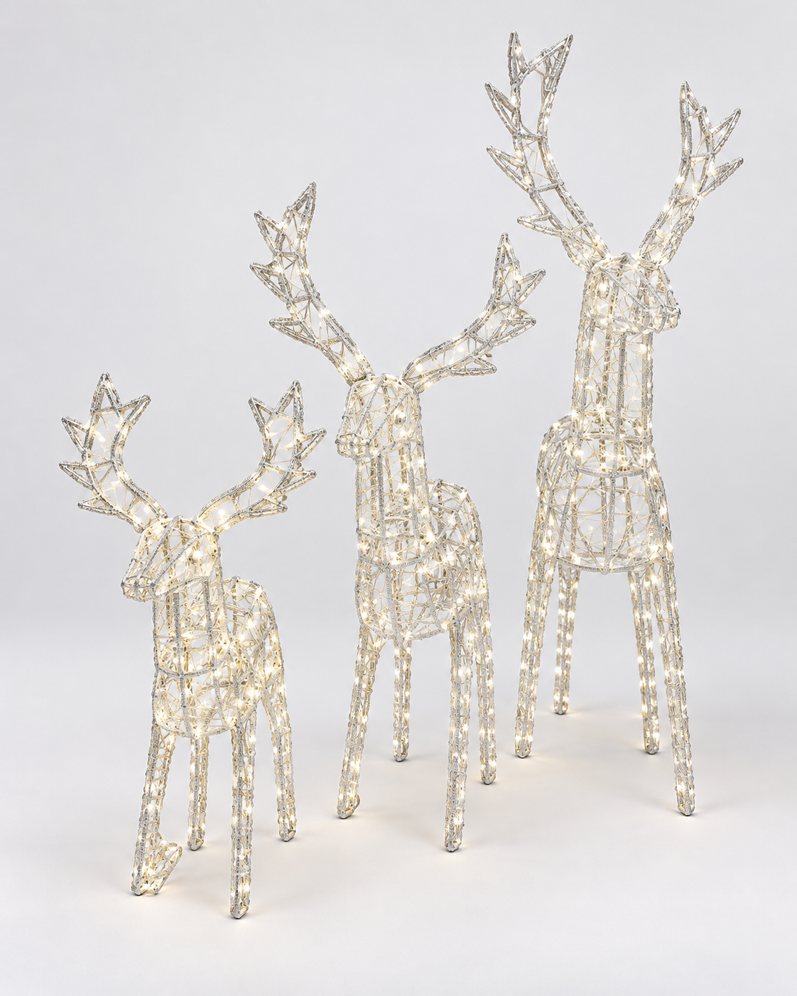 Illuminated Crystal Reindeer
