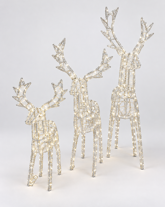 Illuminated Crystal Reindeer