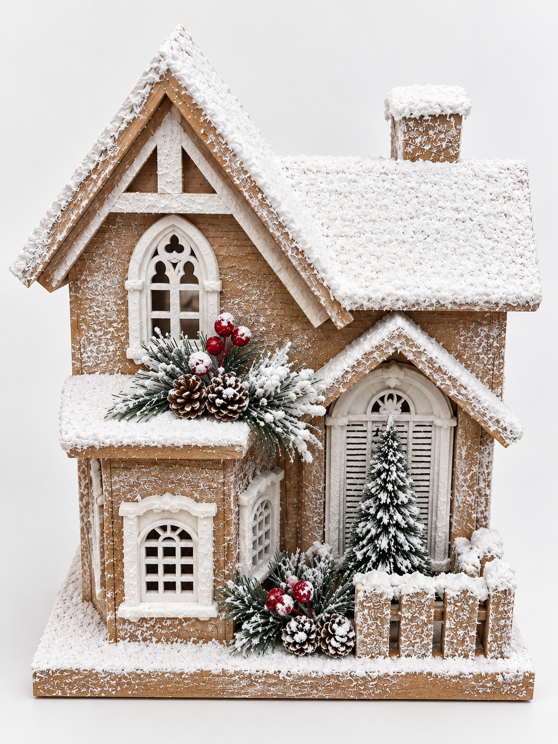 Snowy Alpine Cottage