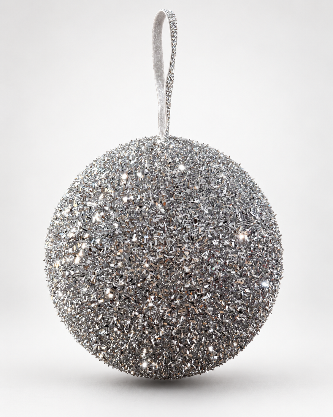Oversized Tinsel Bauble