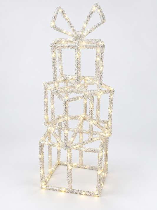 Illuminated Crystal Gift Stack