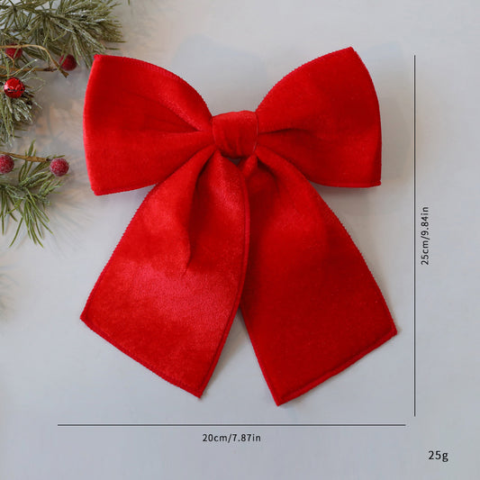 Velvet Red Bow