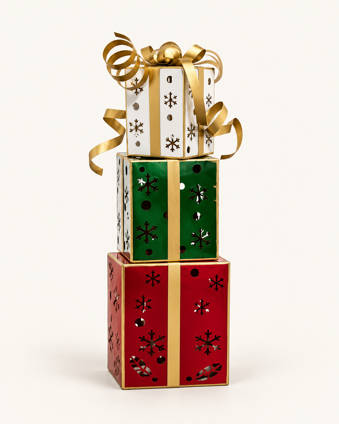 Festive Gift Box Tower