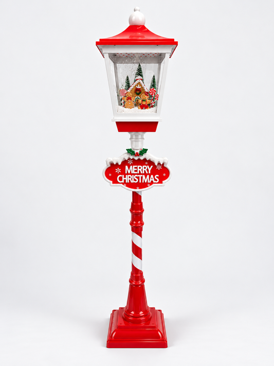 Gingerbread Village Christmas Lamppost