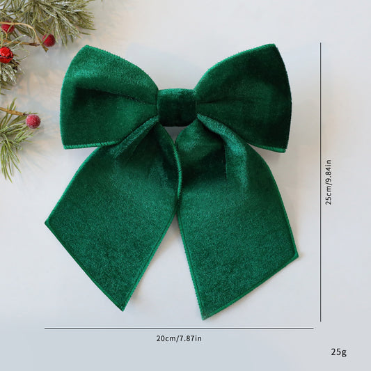 Velvet Emerald Bow