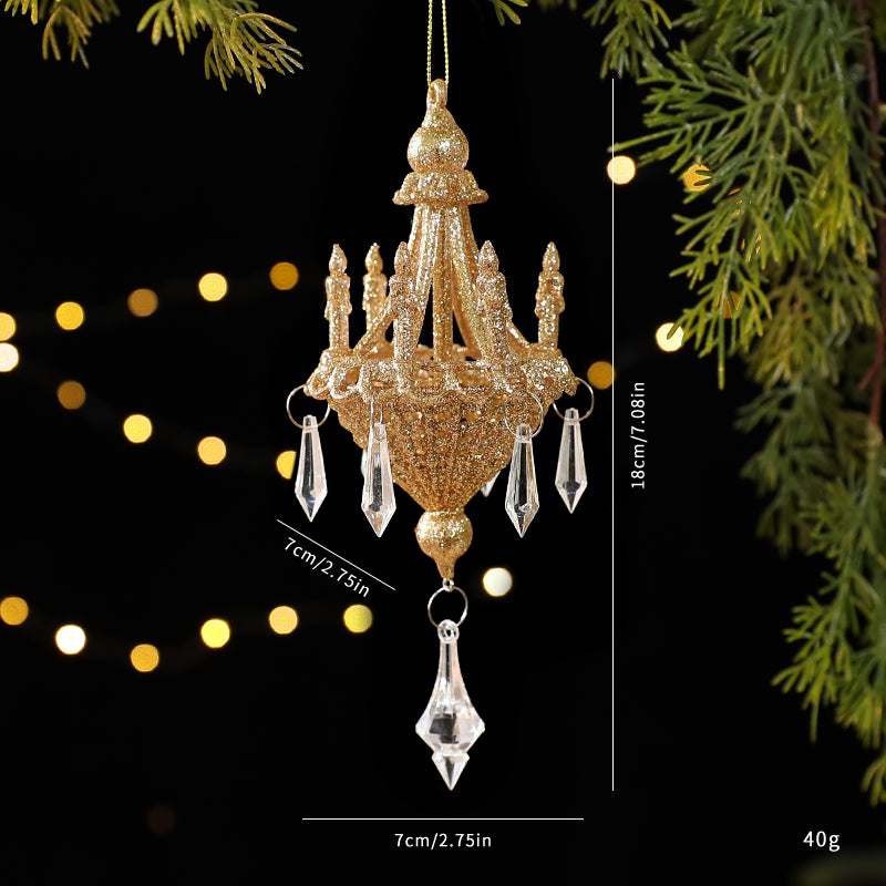 Gold Crystal Chandelier