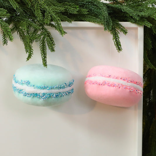 Blue Macaron Ornament