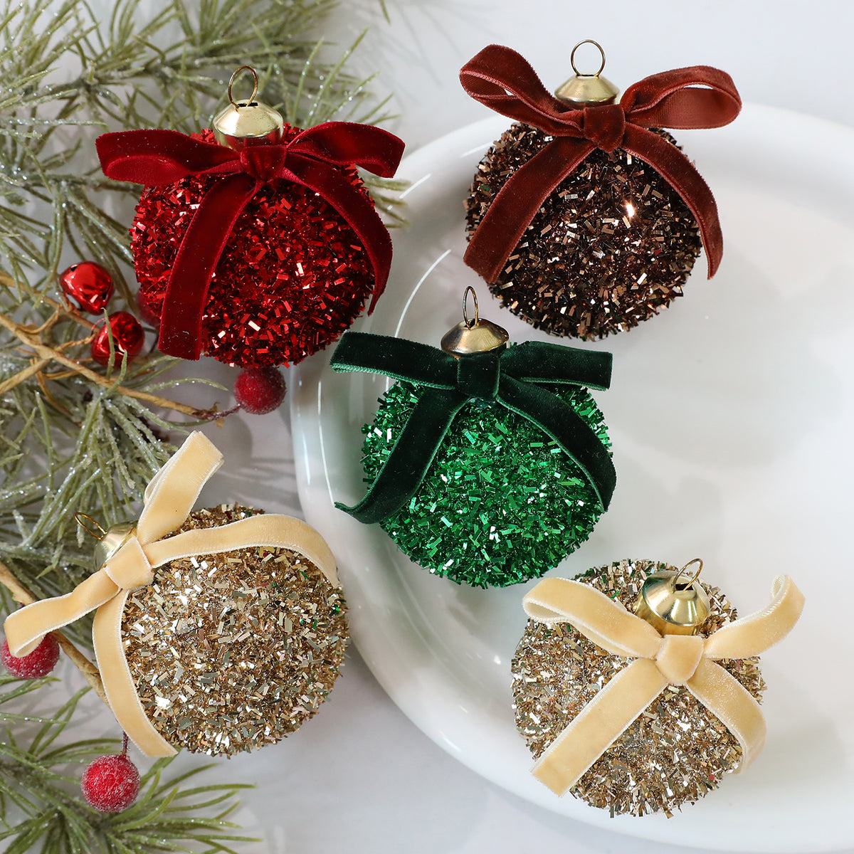 Set of 12 Coffee Bauble
