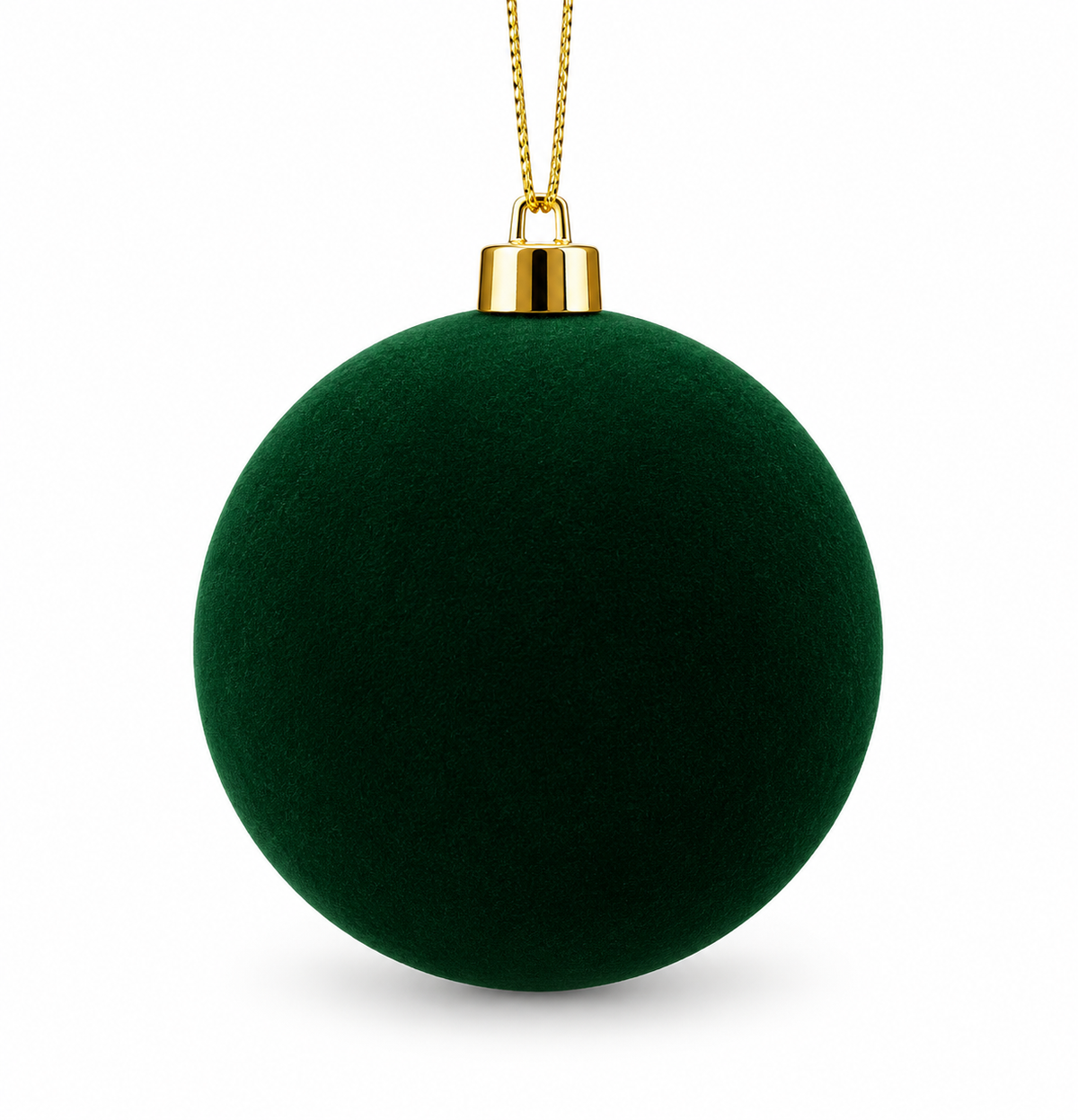 Green Velvet Baubles