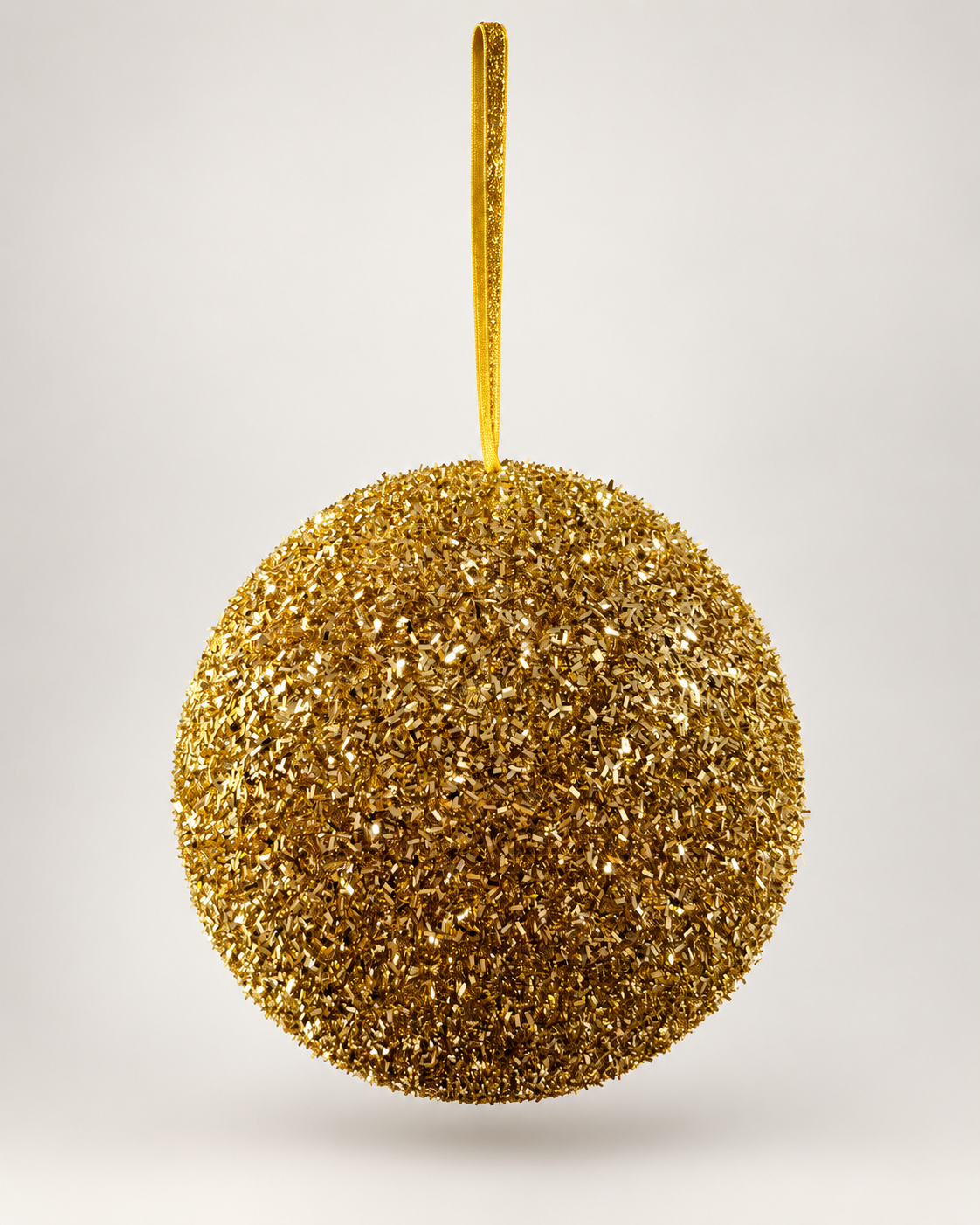 Oversized Tinsel Bauble