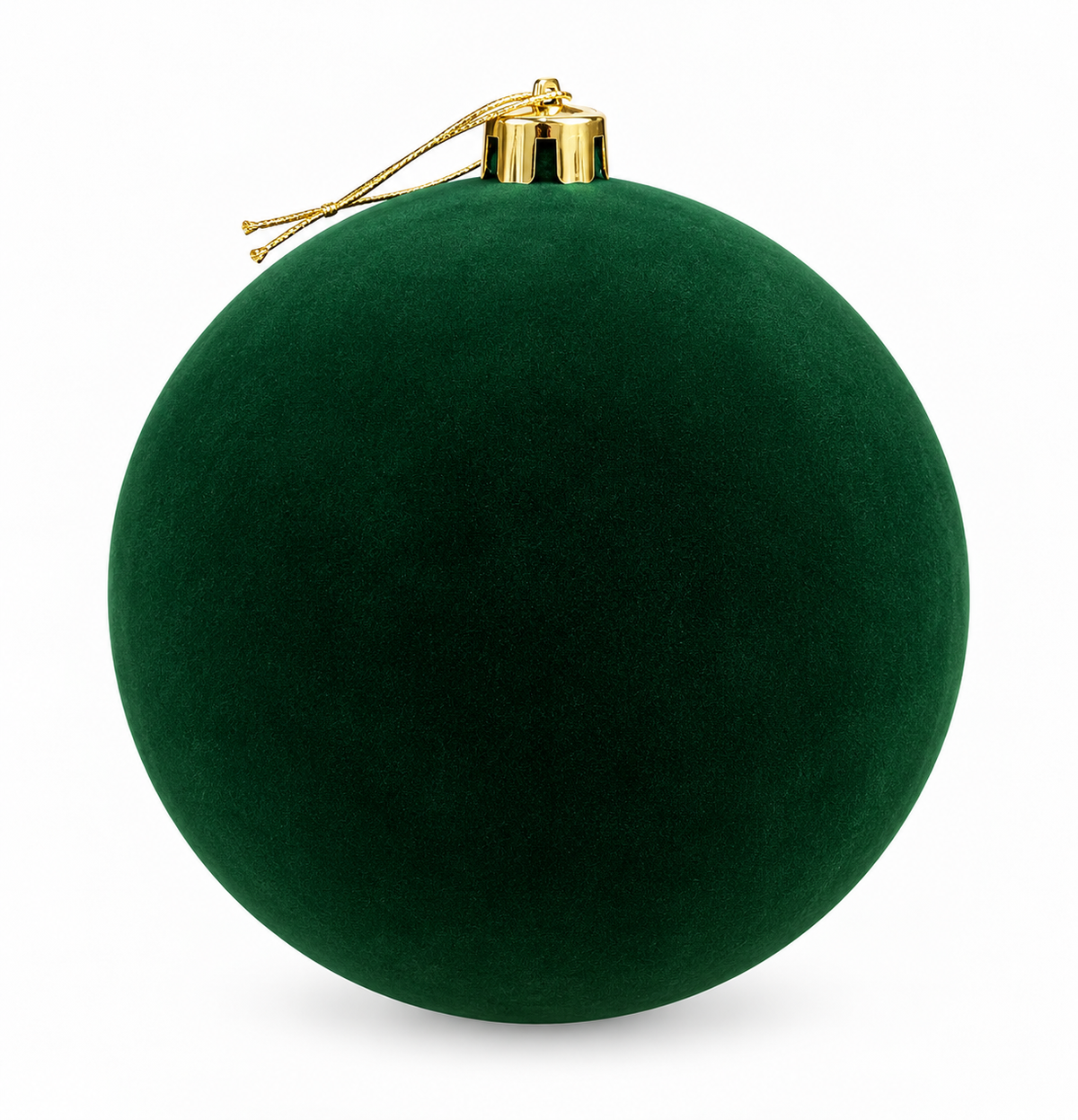 Large Green Velvet Bauble
