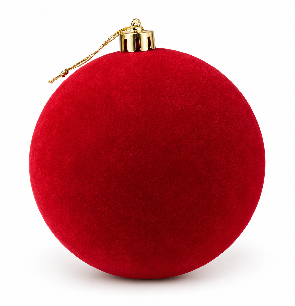 Large Red Velvet Bauble