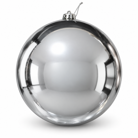 Oversized Silver Bauble