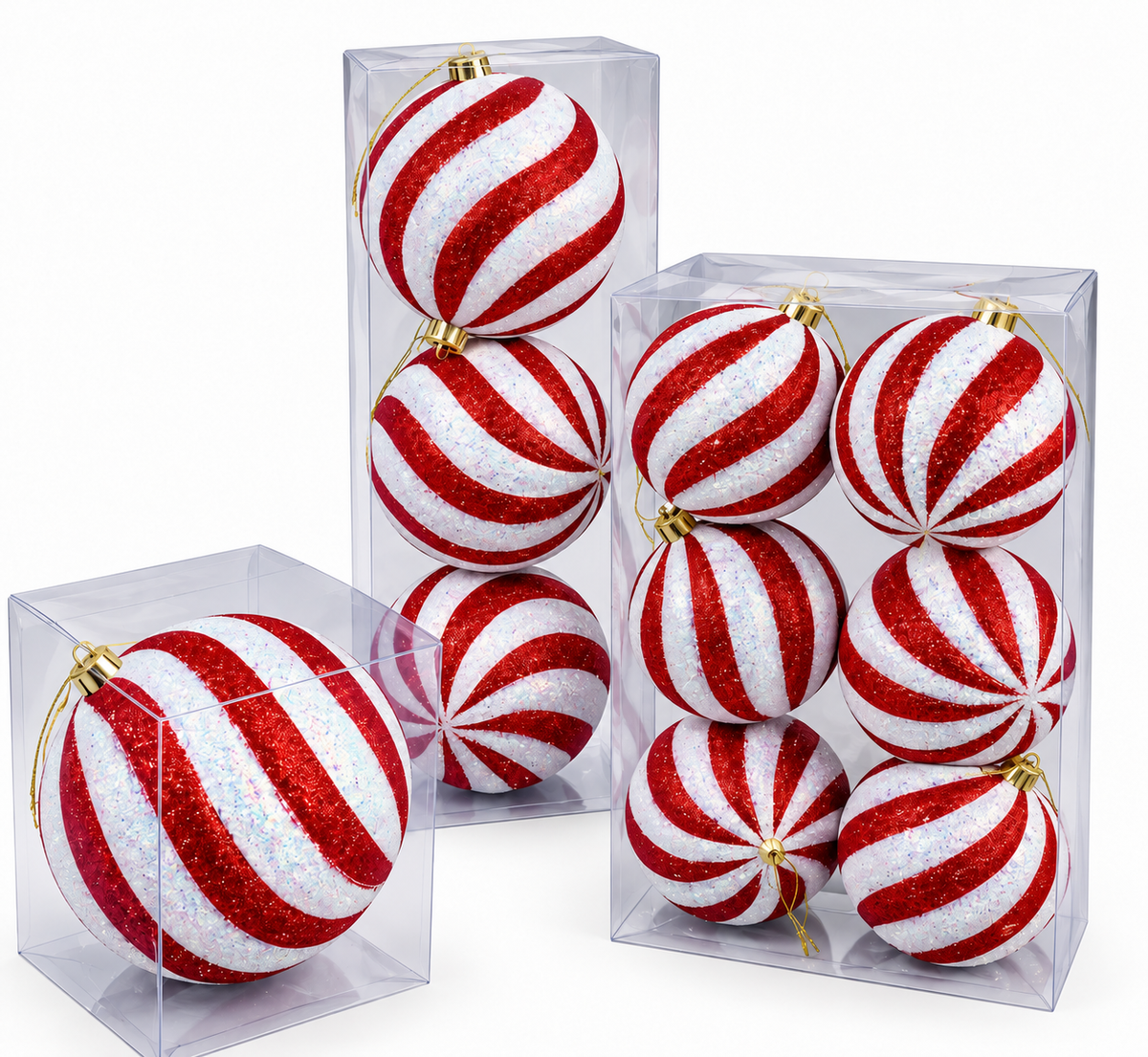 Candy Cane Swirl Ornament