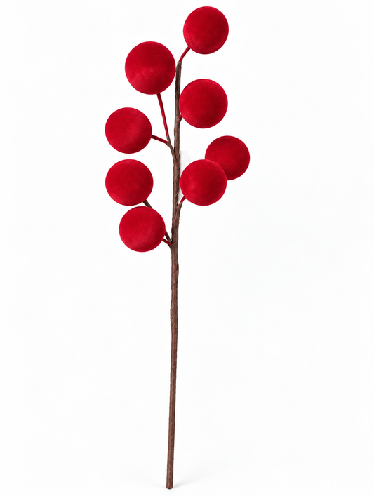 Crimson Velvet Berry Spray