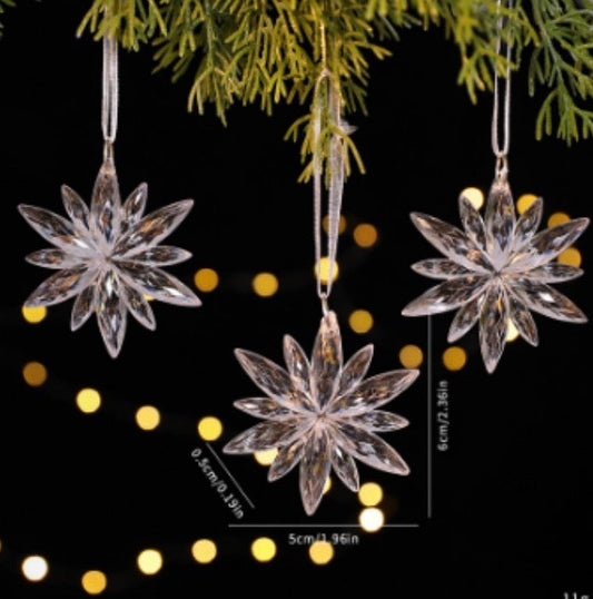 Set of 3 snowflakes
